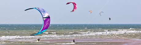 The kitesurfing competition 2014