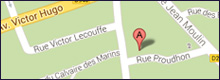 Carte pour accder  Google Map